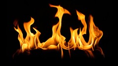 fire Minimalism burning Simple Background black background