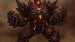 Fire Monsters Golem fantasy art