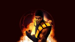 Fire Mortal Kombat scorpions video games ninjas