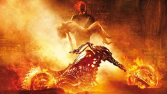 Fire Movies woman Ghost Rider Eva Mendes motorbikes