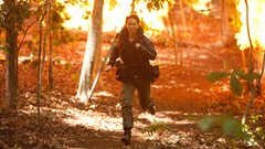 Fire Movies woman running forests jennifer lawrence the hunger 