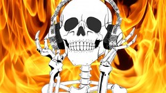 Fire Music skulls