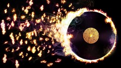 Fire Music vinyl notes disk