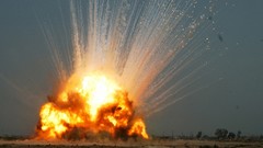 Fire orange explosions flames