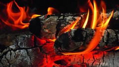 Fire orange explosions flames