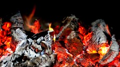 Fire orange explosions flames