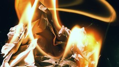 Fire orange explosions flames