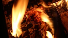 Fire orange explosions flames