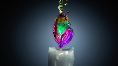 Fire rainbows Candles