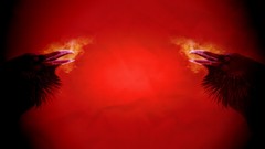 Fire red Cover Firebird crow crows