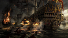 Fire Sea battle fight