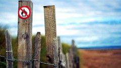 Fire sign coast Beaches fences