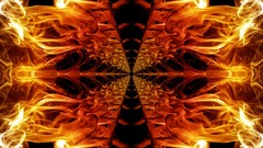 Fire smoke abstract symmetry