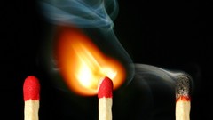 Fire smoke match flaming