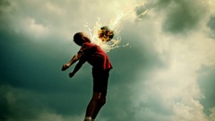 Fire soccer children