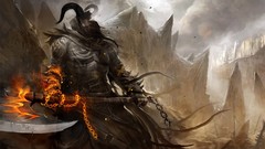 Fire soldiers armor Warriors artwork fantasy art