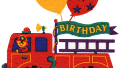 Fire truck balloonsp high