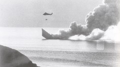 Fire War death black and white ships Boats fight military Navy 