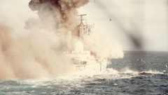 Fire War death ships Boats fight military Navy fleet British 