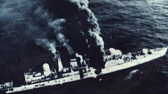 Fire War death ships Boats fight military Navy fleet British 