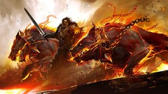 Fire Warriors artwork fantasy art