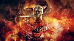 Fire Warriors flames chains Persia Daggers artwork Prince of 