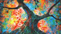 Fire waves golden high Resolution