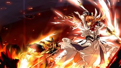 Fire weapons anime girls magical girl lyrical nanoha takamachi 