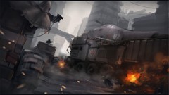 Fire weapons Guns Army roads Russian buildings urban action 