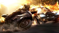 Fire weapons Guns explosions Anime cars vehicles motorbikes