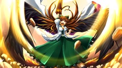 Fire weapons Shoes wings socks navel red eyes rocks flames 