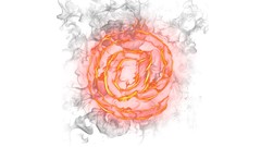 Fire white background flames