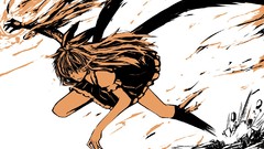 Fire wings anime girls reiuji utsuho touhou polychromatic