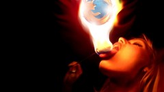 Fire woman abstract Technology firefox mozilla