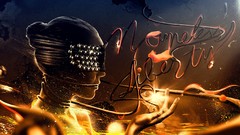 Fire woman abstract Typography diamond Liberty brunettes models 