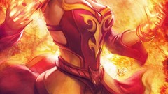 Fire woman ass Characters comics Dota 2 artwork boobs lina huge 