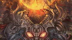 Fire woman fantasy art