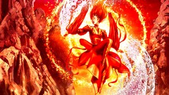 Fire woman fantasy art Steve Argyle