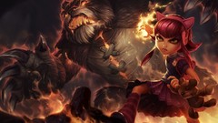 Fire woman game classic teddy bears League of Legends Annie the 