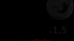 Firefox black computer