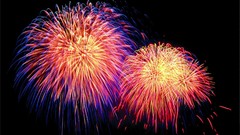 Fireworks 9 May victory