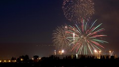 Fireworks architecture buildings cities cityscapes city skyline 