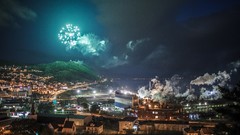 Fireworks cityscapes