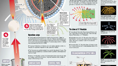 Fireworks infographics