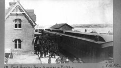 First regular train to