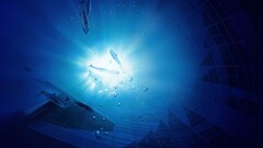 fish digital art blue surreal underwater Animals