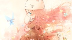 Fish Gifts hats blush pink hair blue eyes crying vocaloid