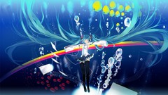 Fish underwater hatsune miku vocaloid