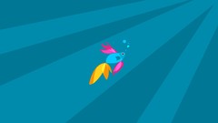 Fish windows 8 minimalistic artwork digital art