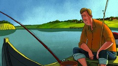Fishing advertisement artwork inspirational